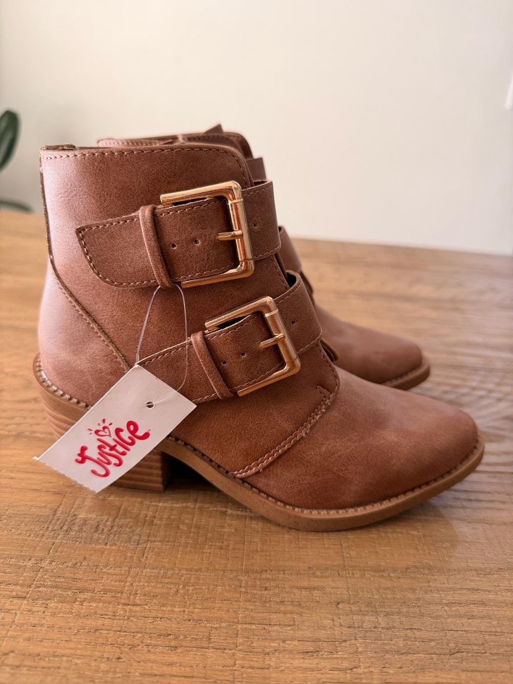 Justice Girl Buckle Boots